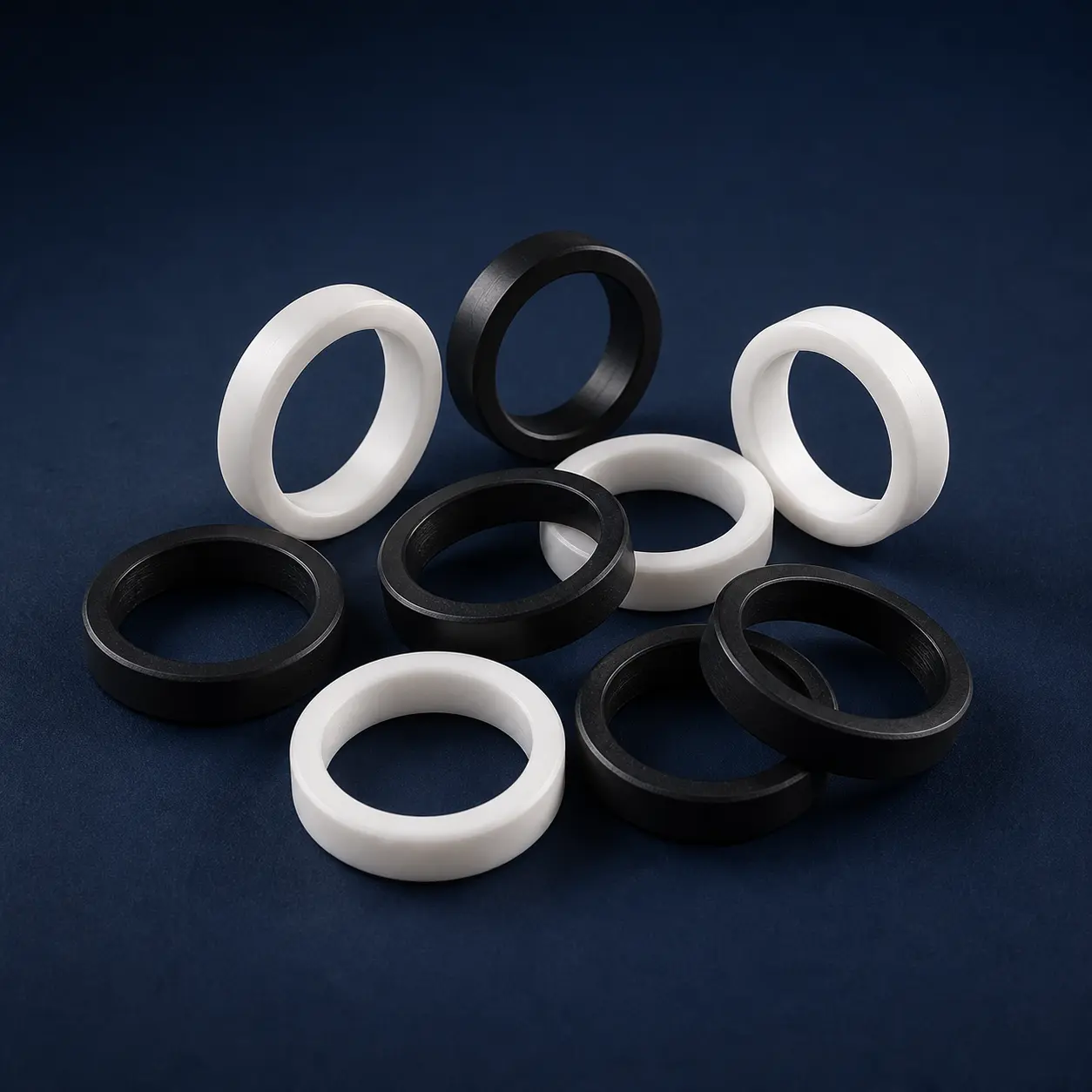 PTFE Guide Rings — custom PTFE & fluoropolymer product from TOP PTFE & Fluoropolymer Manufacturer