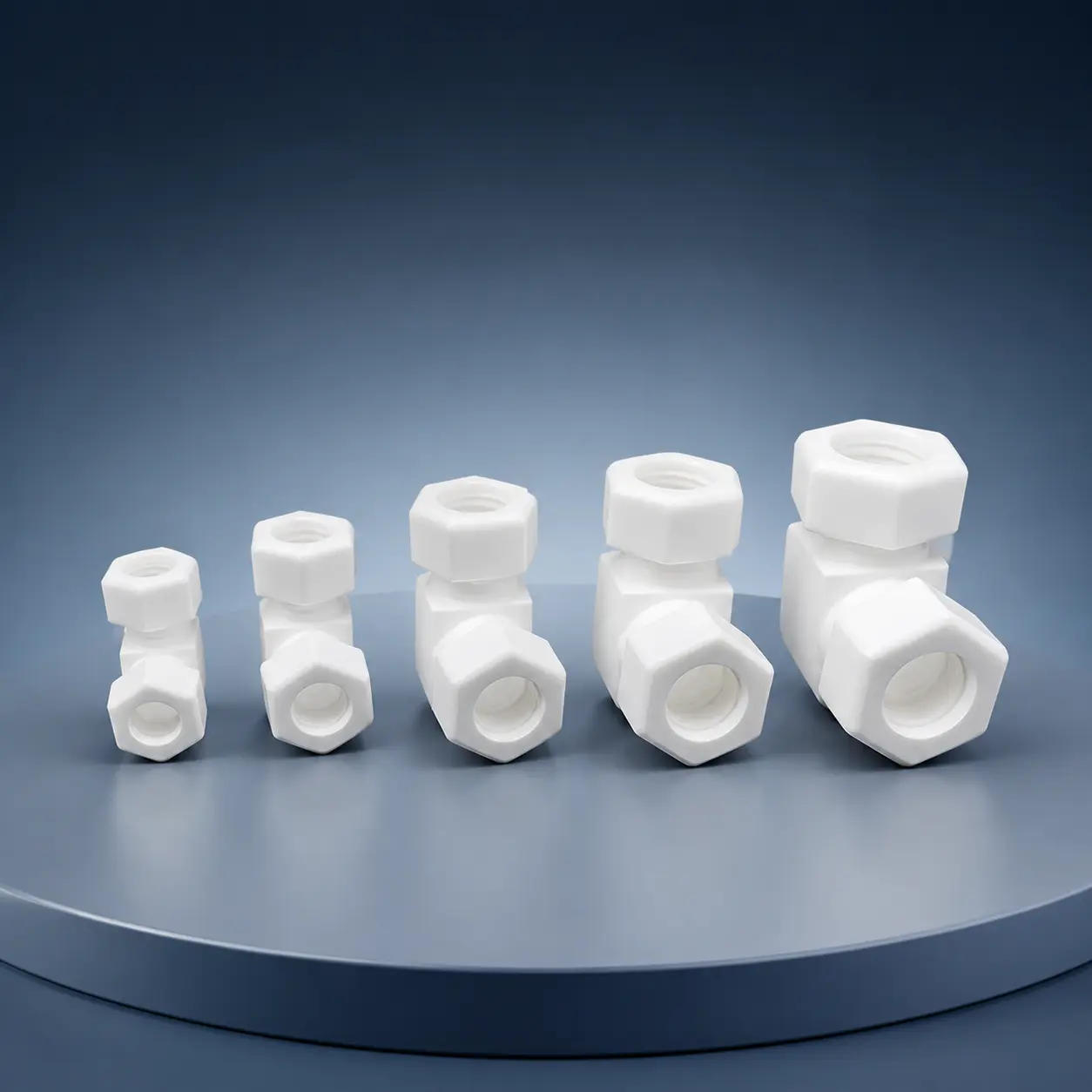 PTFE Elbow — custom PTFE & fluoropolymer product from TOP PTFE & Fluoropolymer Manufacturer
