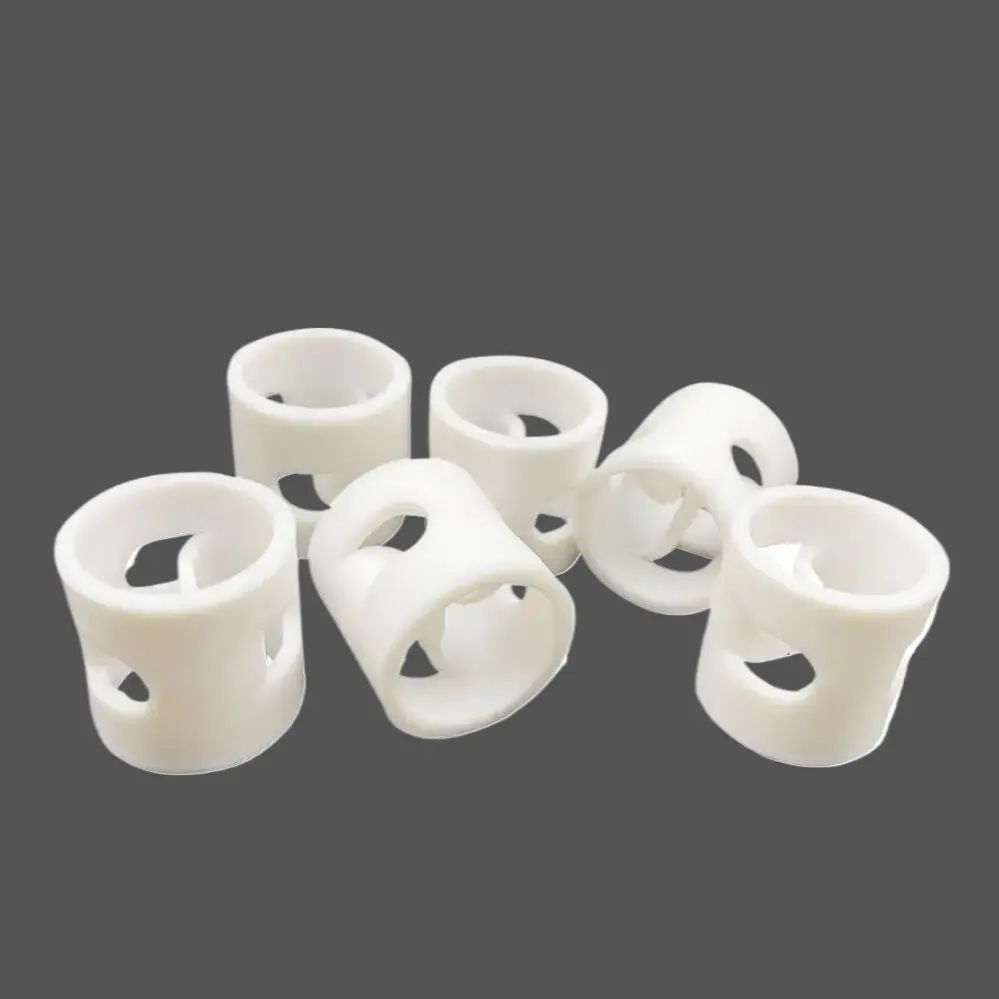 PTFE Pall ring — custom PTFE & fluoropolymer product from TOP PTFE & Fluoropolymer Manufacturer