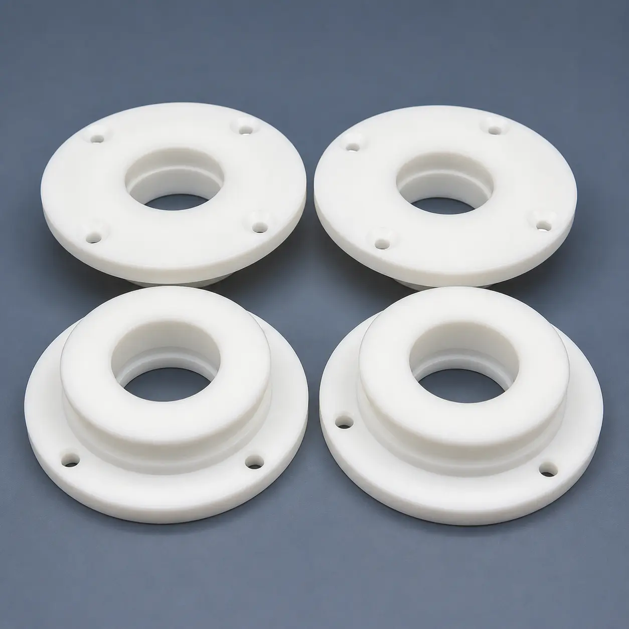 PTFE Shoulder Washers — custom PTFE & fluoropolymer product from TOP PTFE & Fluoropolymer Manufacturer