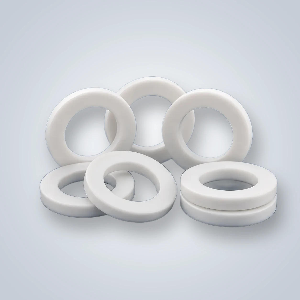 PTFE Gaskets — custom PTFE & fluoropolymer product from TOP PTFE & Fluoropolymer Manufacturer