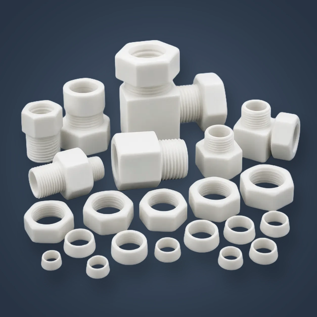 PTFE Pipe Fittings — Maßgeschneiderte PTFE- und Fluorpolymer-Produkte vom führenden Hersteller von PTFE und Fluorpolymeren