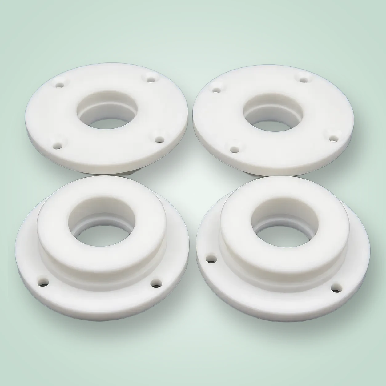 PTFE Shoulder Washers — custom PTFE & fluoropolymer product from TOP PTFE & Fluoropolymer Manufacturer