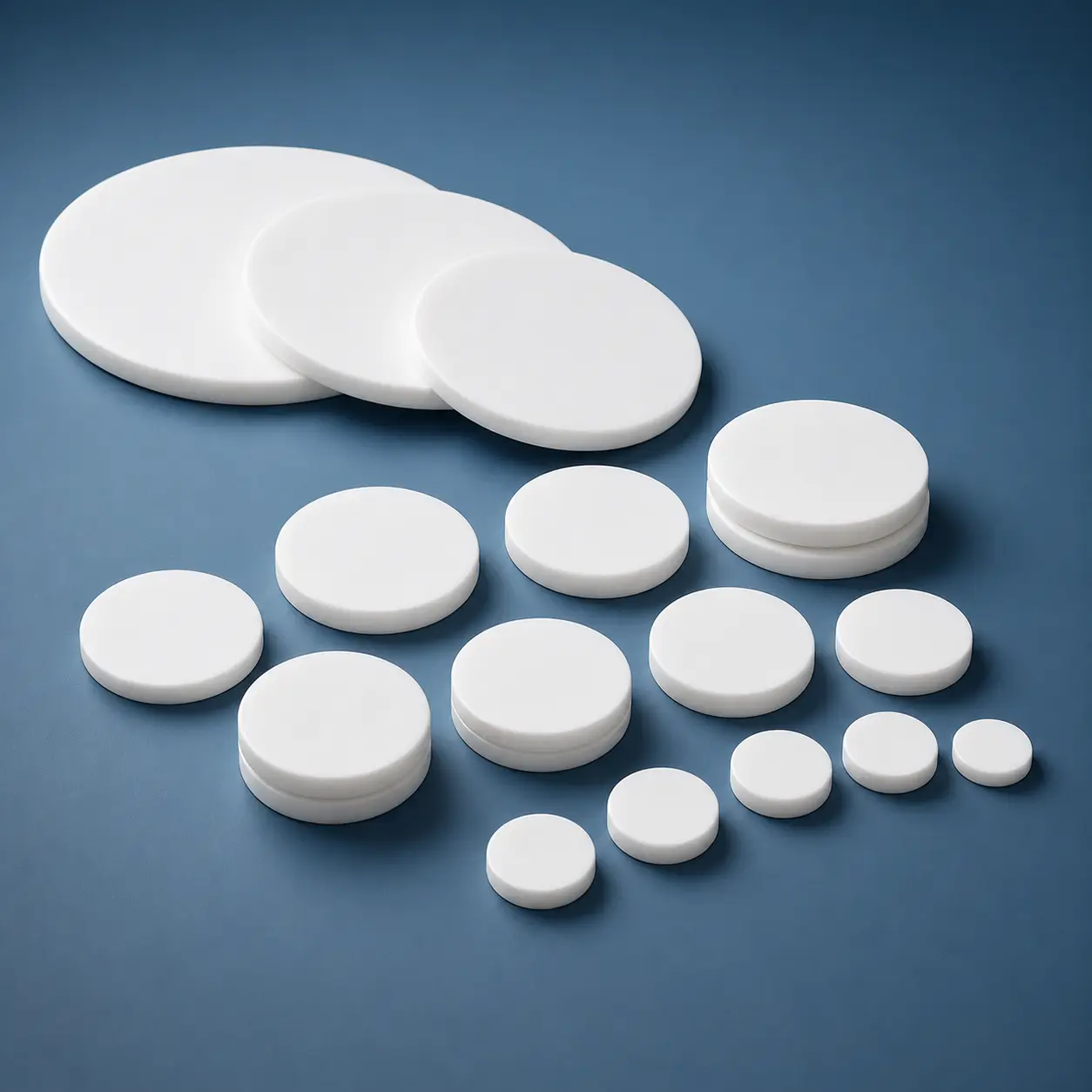 PTFE Discs — custom PTFE & fluoropolymer product from TOP PTFE & Fluoropolymer Manufacturer