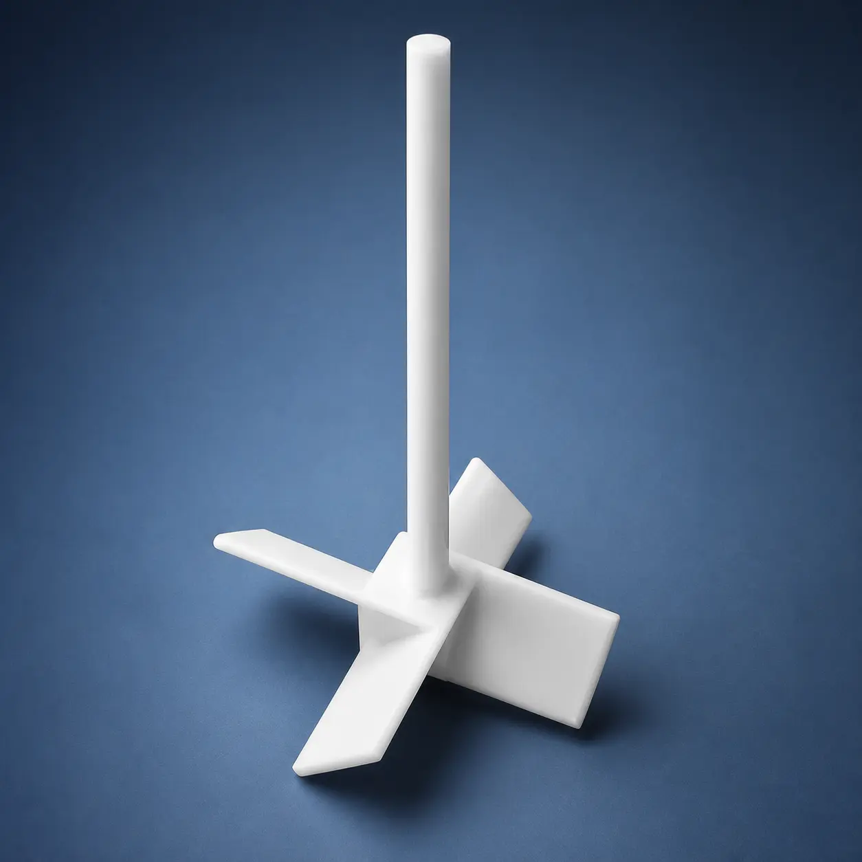 PTFE Impeller — custom PTFE & fluoropolymer product from TOP PTFE & Fluoropolymer Manufacturer