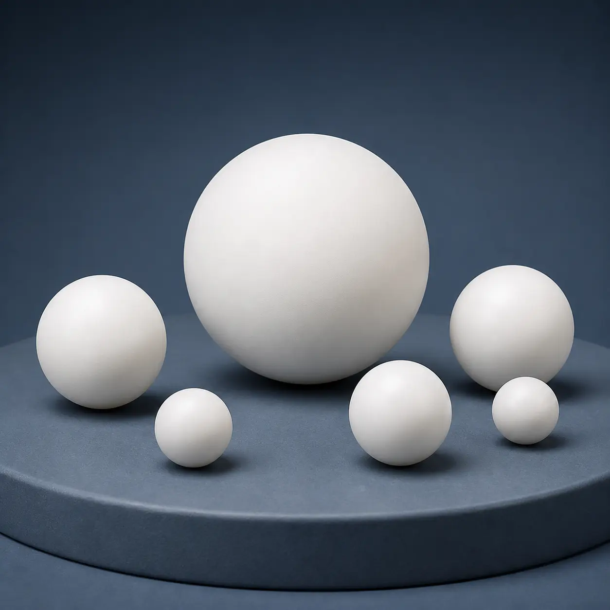 PTFE Plastic Balls — custom PTFE & fluoropolymer product from TOP PTFE & Fluoropolymer Manufacturer