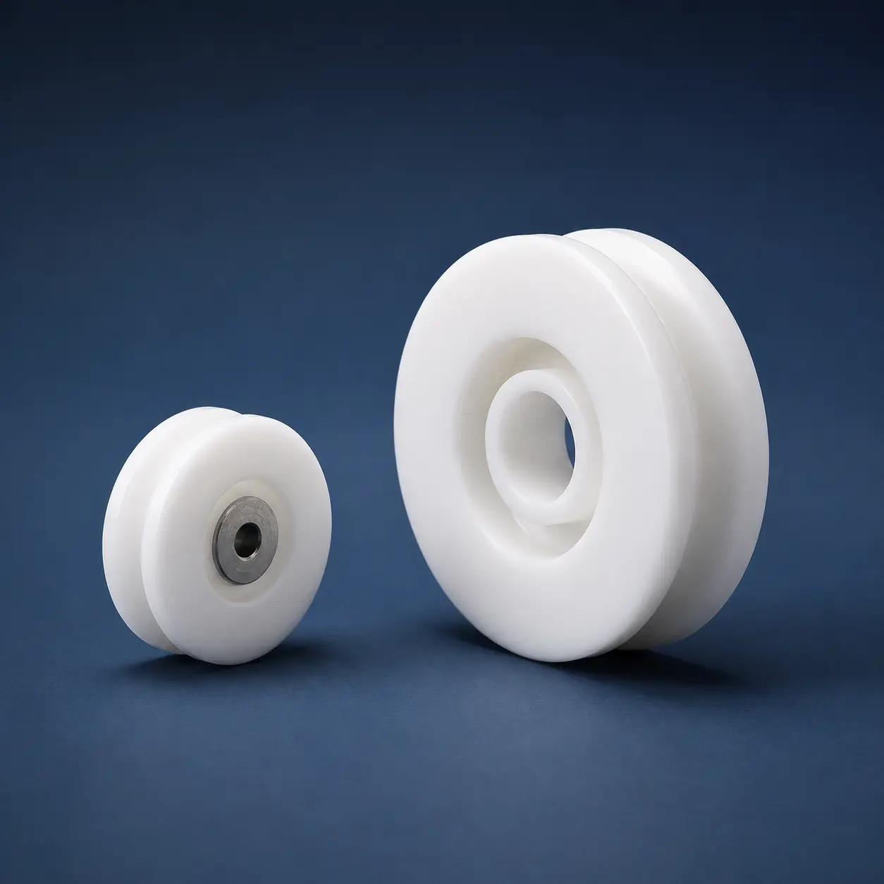 PTFE Wheels — custom PTFE & fluoropolymer product from TOP PTFE & Fluoropolymer Manufacturer